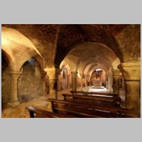 Basilique de Vézelay, photo Heinz Theuerkauf, crypte.jpg